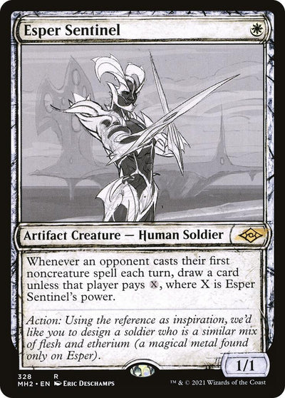 Esper Sentinel (Showcase) (328) (Modern Horizons 2)