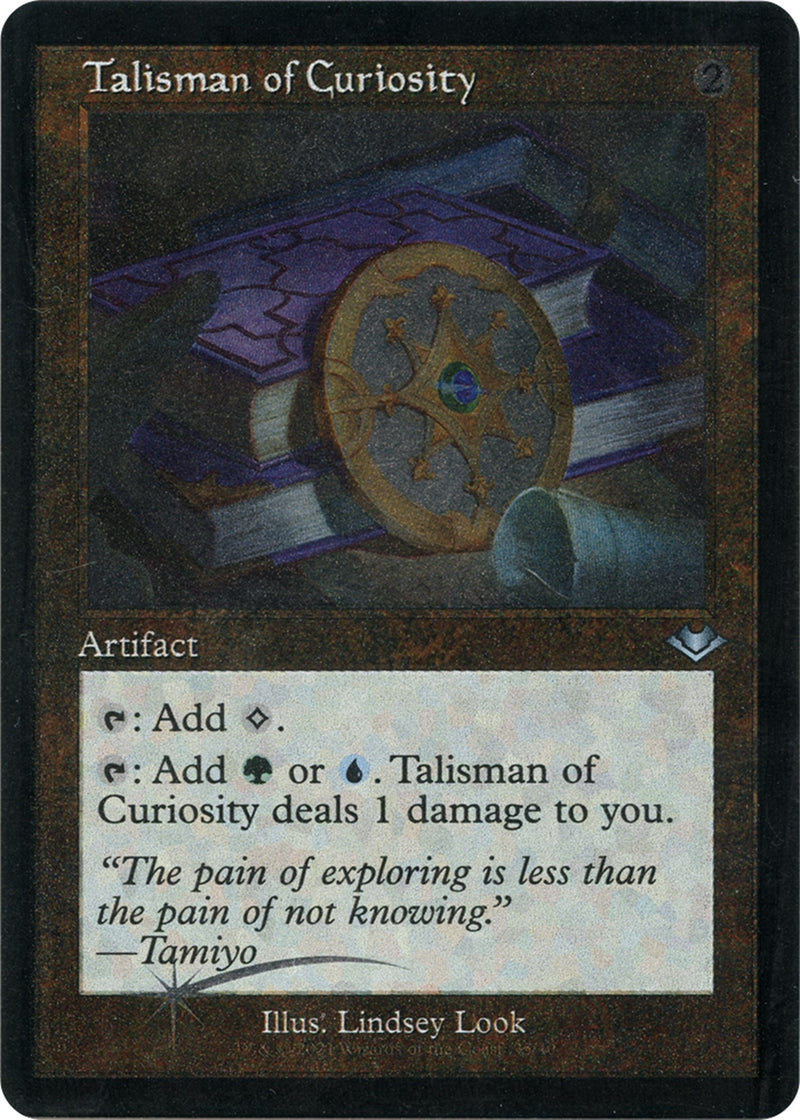 Talisman of Curiosity (Retro Frame) (Foil Etched) (35) (Modern Horizons)