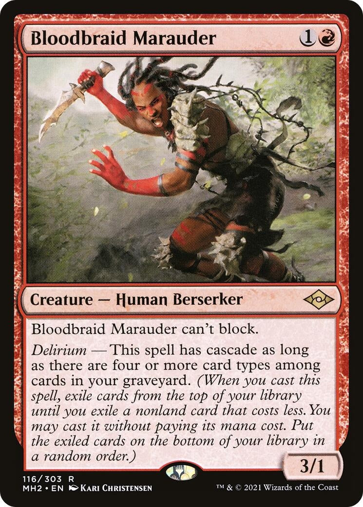 Bloodbraid Marauder (116) (Modern Horizons 2)