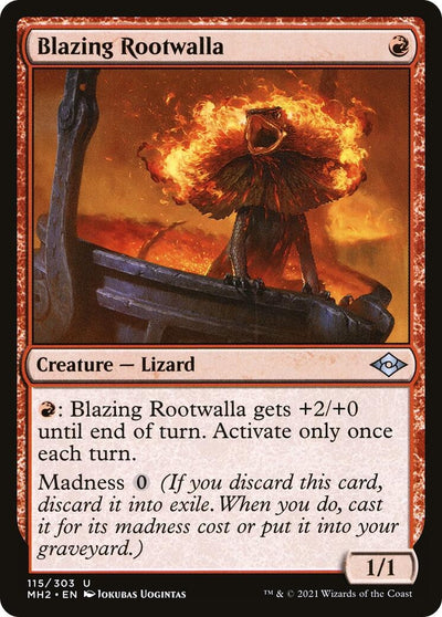 Blazing Rootwalla (115) (Modern Horizons 2)