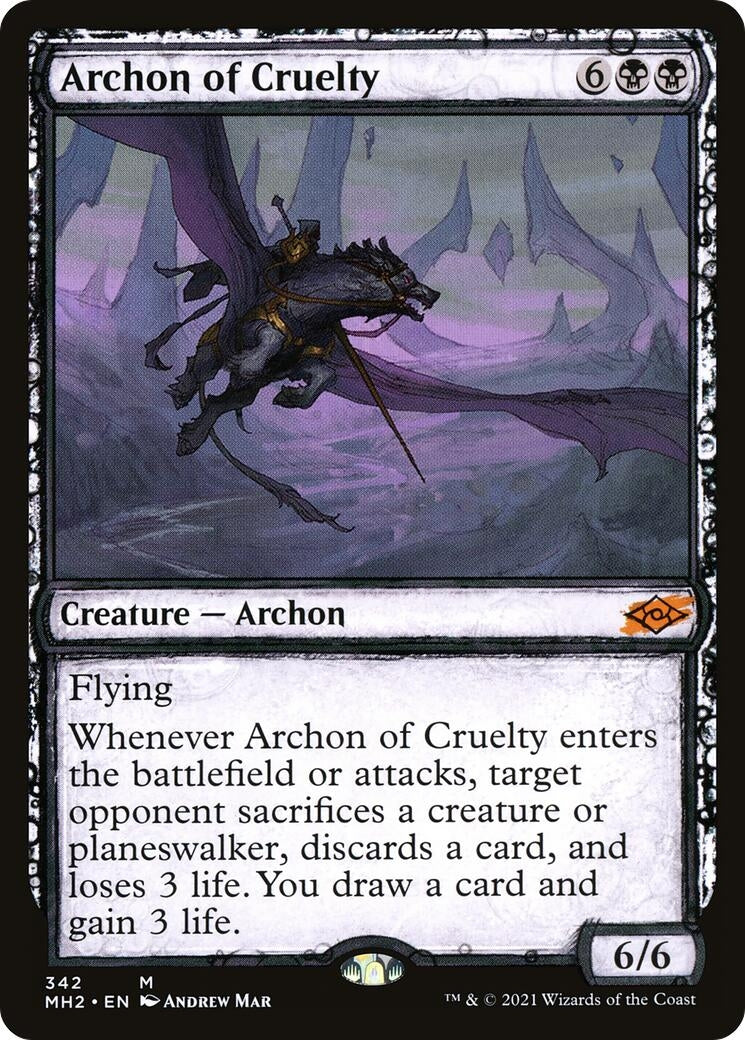Archon of Cruelty (Showcase) (342) (Modern Horizons 2)