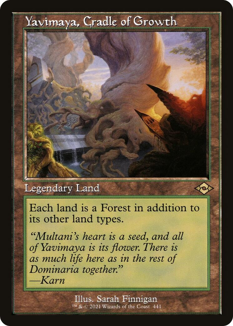 Yavimaya, Cradle of Growth (Retro Frame) (441)