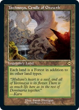 Yavimaya, Cradle of Growth (Retro Frame) (Foil Etched) (441)