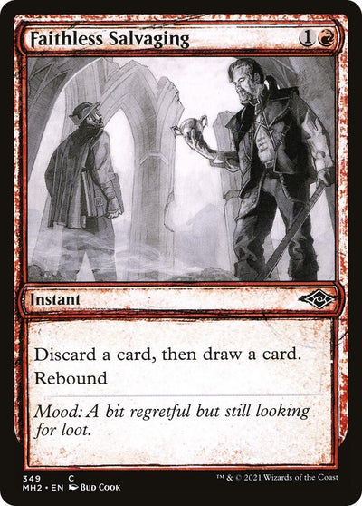 Faithless Salvaging (Showcase) (349) (Modern Horizons 2)