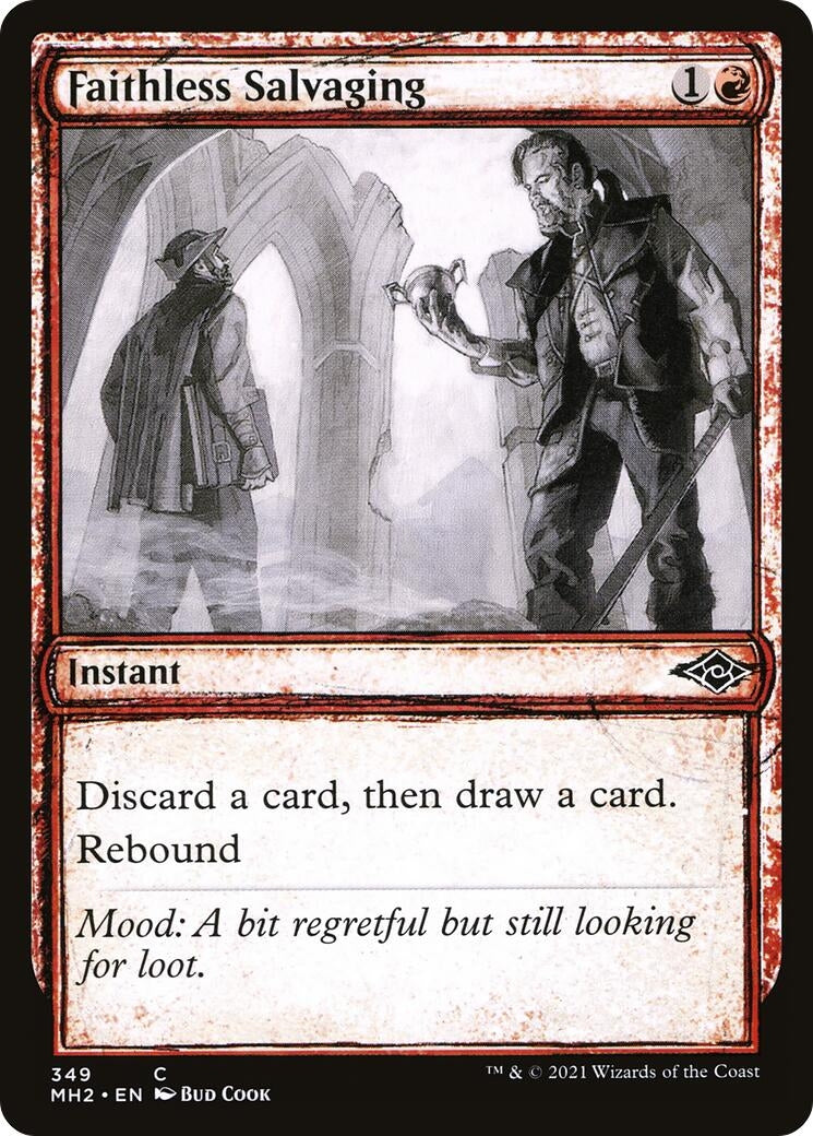 Faithless Salvaging (Showcase) (349) (Modern Horizons 2)