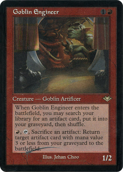 Goblin Engineer (Retro Frame) (Foil Etched) (16) (Modern Horizons)