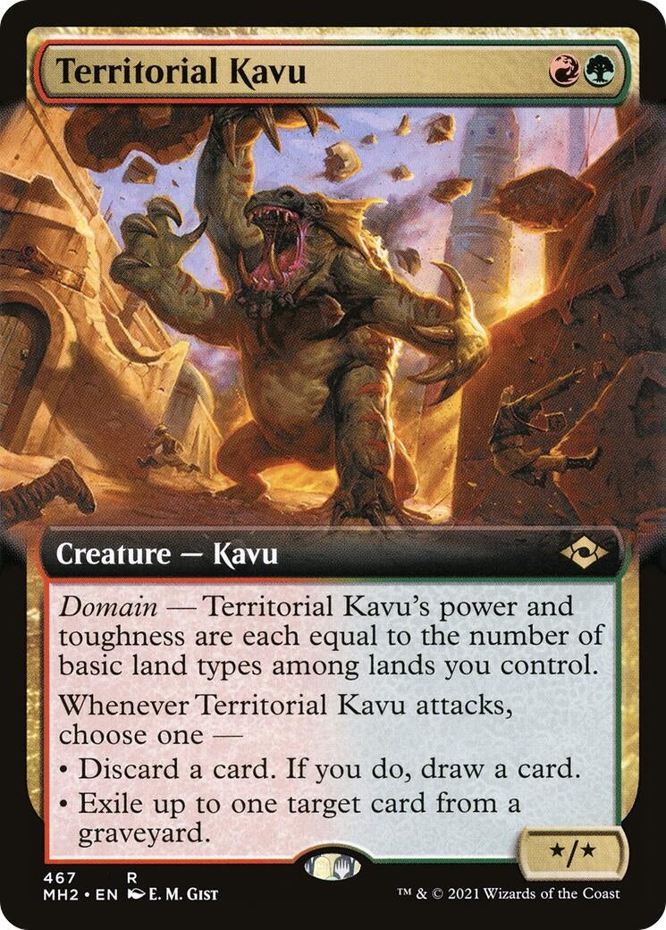 Territorial Kavu (Extended Art) (467) (Modern Horizons 2)