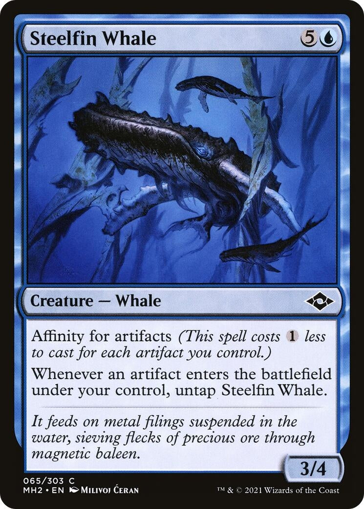 Steelfin Whale (65) (Modern Horizons 2)