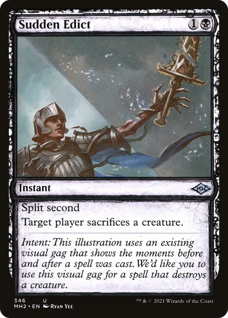 Sudden Edict (Showcase) (346) (Modern Horizons 2)