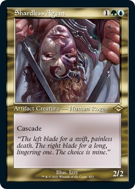 Shardless Agent (Retro Frame) (Foil Etched) (423) (Modern Horizons 2)