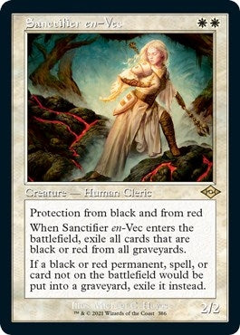 Sanctifier en-Vec (Retro Frame) (Foil Etched) (386) (Modern Horizons 2)