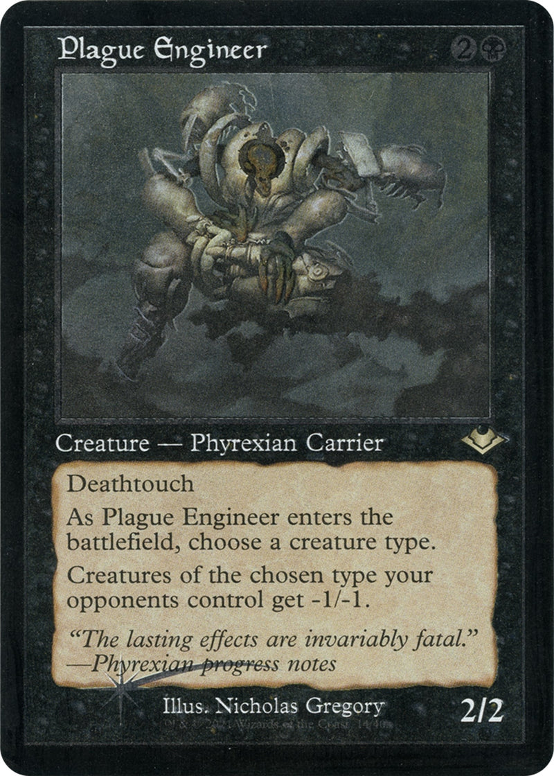 Plague Engineer (Retro Frame) (Foil Etched) (14) (Modern Horizons)