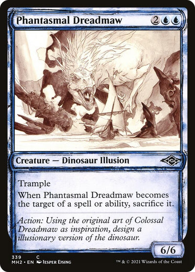Phantasmal Dreadmaw (Showcase) (339) (Modern Horizons 2)