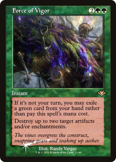 Force of Vigor (Retro Frame) (21) (Modern Horizons)