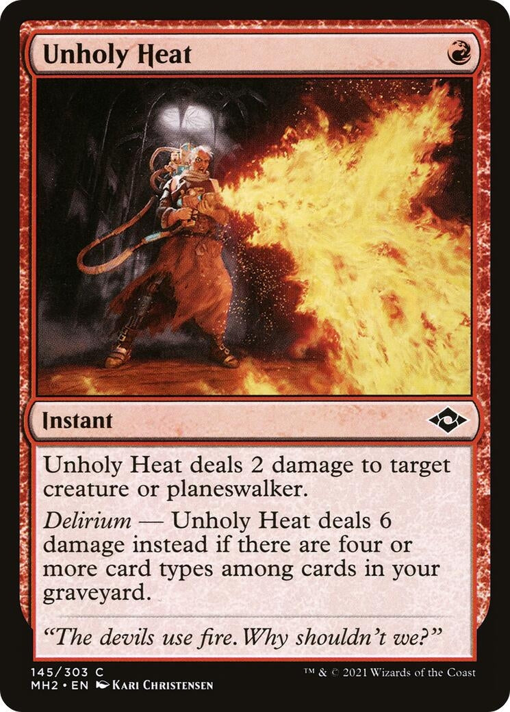 Unholy Heat (145) (Modern Horizons 2)