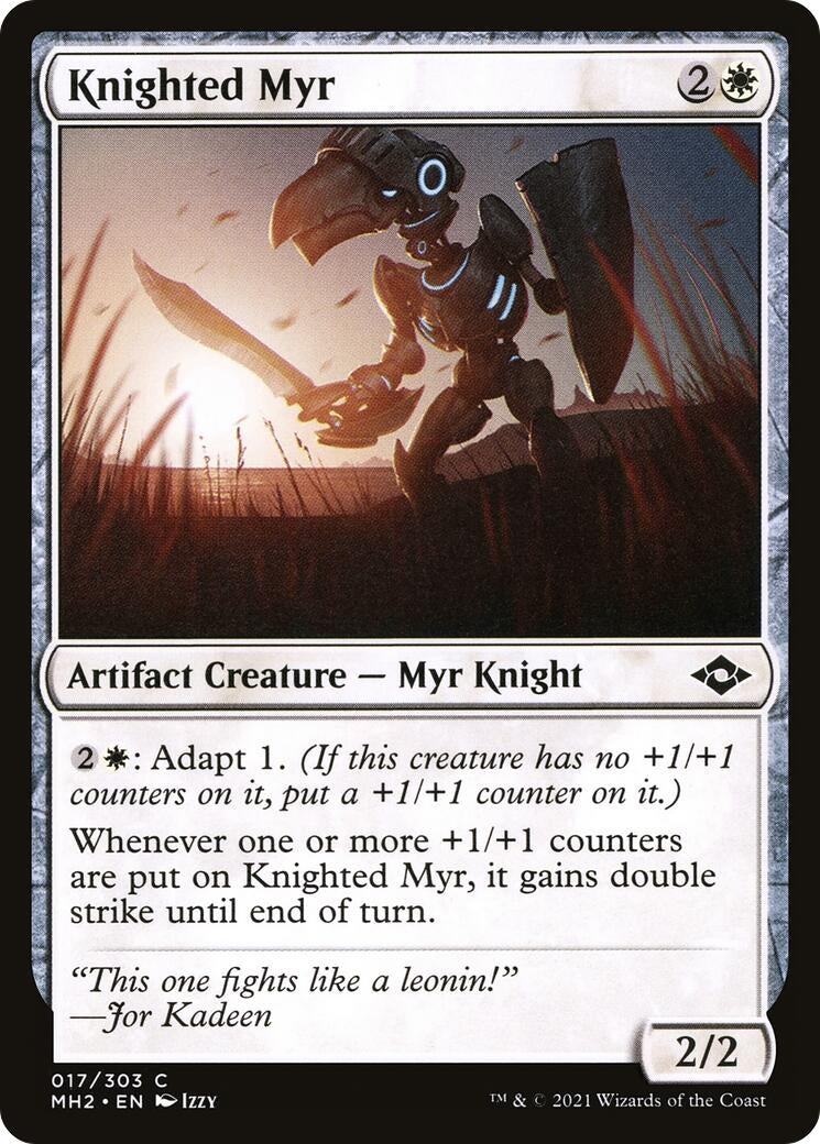 Knighted Myr (17) (Modern Horizons 2)