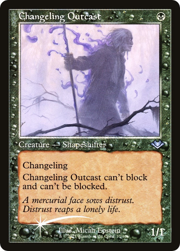 Changeling Outcast (Retro Frame) (12) (Modern Horizons)