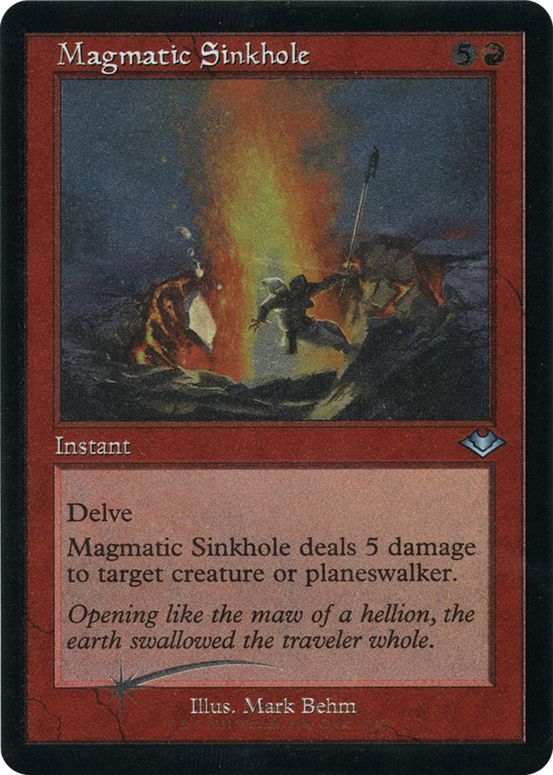 Magmatic Sinkhole (Retro Frame) (Foil Etched) (17) (Modern Horizons)