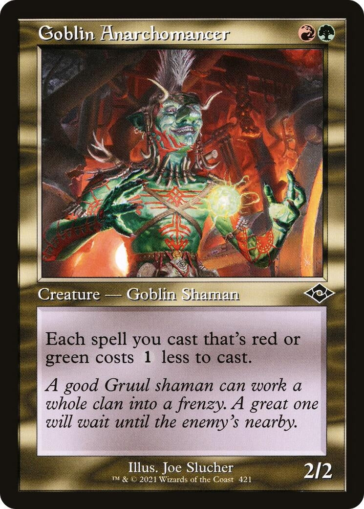 Goblin Anarchomancer (Retro Frame) (421) (Modern Horizons 2)