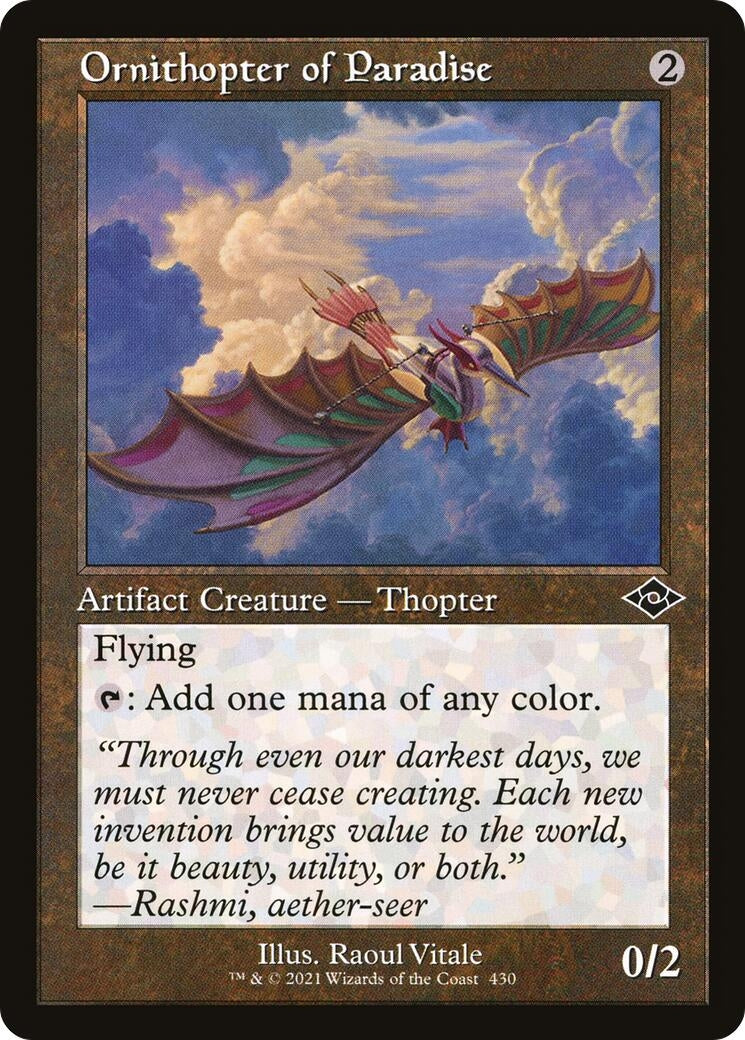 Ornithopter of Paradise (Retro Frame) (430) (Modern Horizons 2)