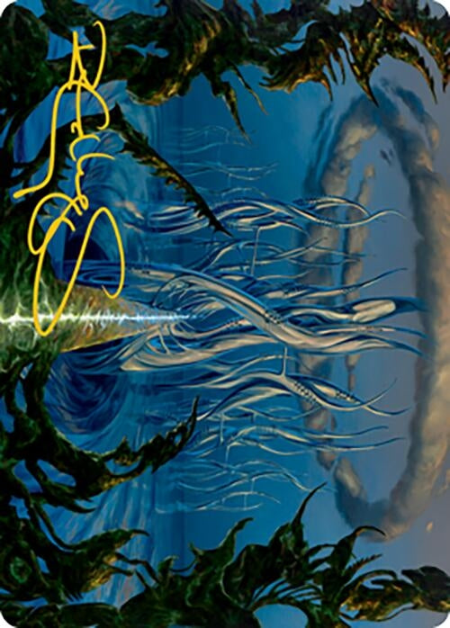 Tanglepool Bridge Art Card (Gold-Stamped Signature) (80) (Art Series: Modern Horizons 2)