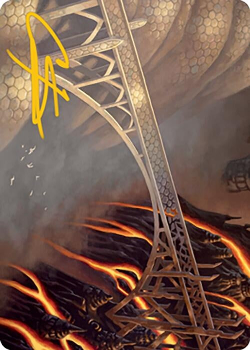 Rustvale Bridge Art Card (Gold-Stamped Signature) (77) (Art Series: Modern Horizons 2)