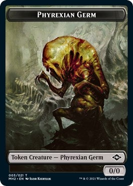 Phyrexian Germ Token (3) (Modern Horizons 2)