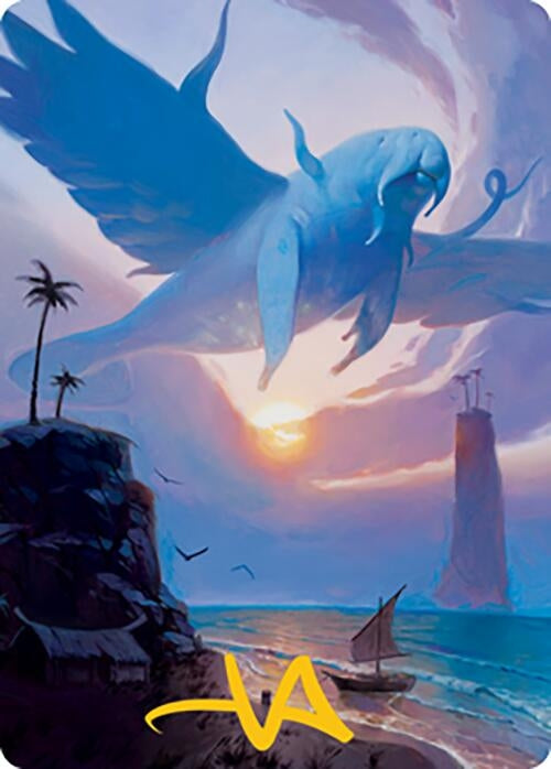 Aeromoeba Art Card (Gold-Stamped Signature) (11) (Art Series: Modern Horizons 2)