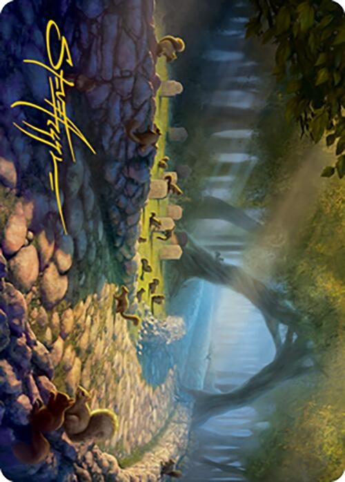 Squirrel Sanctuary Art Card (Gold-Stamped Signature) (70) (Art Series: Modern Horizons 2)