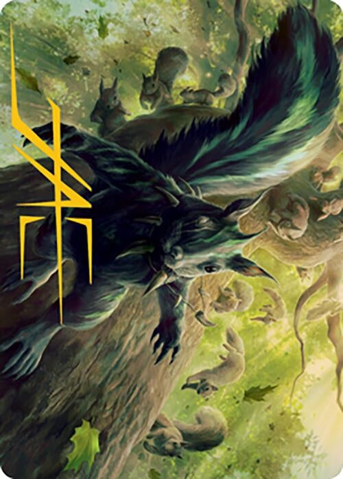 Chatterfang, Squirrel General Art Card (68/81) (Gold-Stamped Signature) (68) (Art Series: Modern Horizons 2)