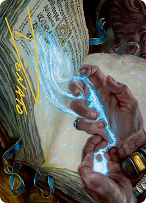 Mystic Redaction Art Card (Gold-Stamped Signature) (16) (Art Series: Modern Horizons 2)
