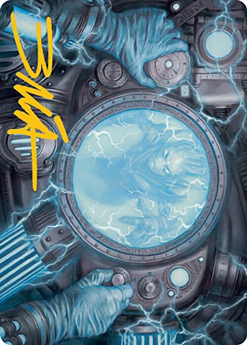 Recalibrate Art Card (Gold-Stamped Signature) (17) (Art Series: Modern Horizons 2)