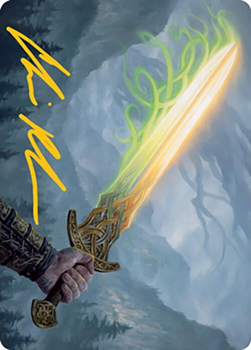 Sword of Hearth and Home Art Card (Gold-Stamped Signature) (64) (Art Series: Modern Horizons 2)