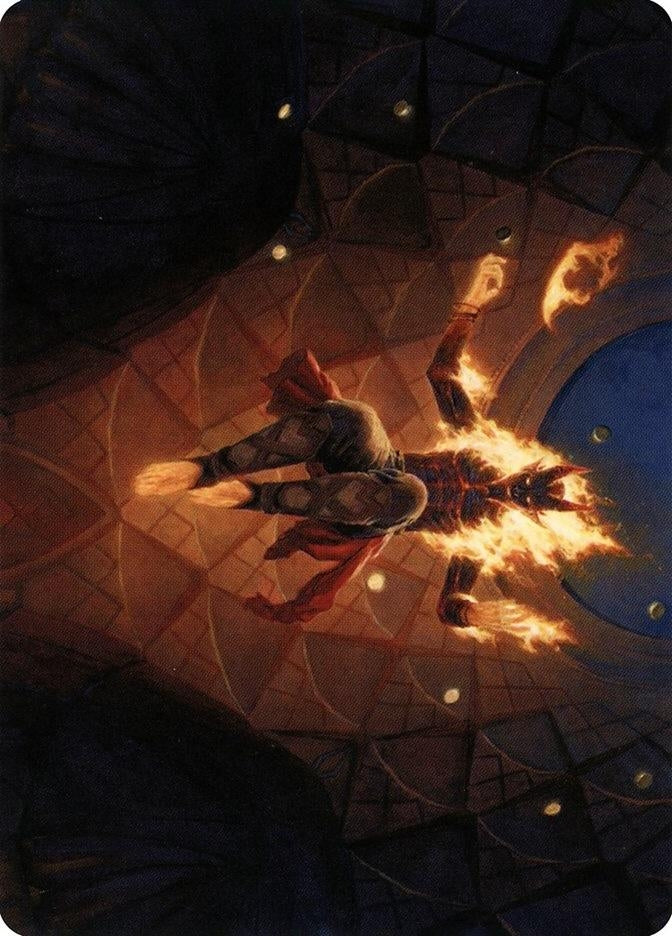 Yusri, Fortune's Flame Art Card (60) (Art Series: Modern Horizons 2)