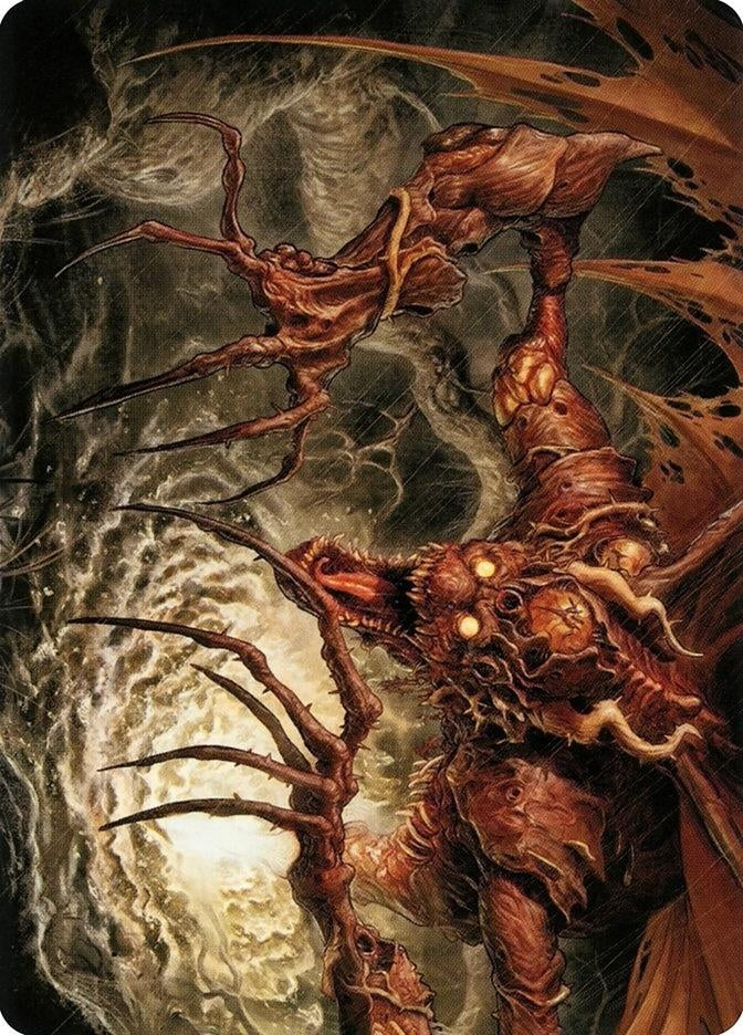 Archfiend of Sorrows Art Card (26) (Art Series: Modern Horizons 2)
