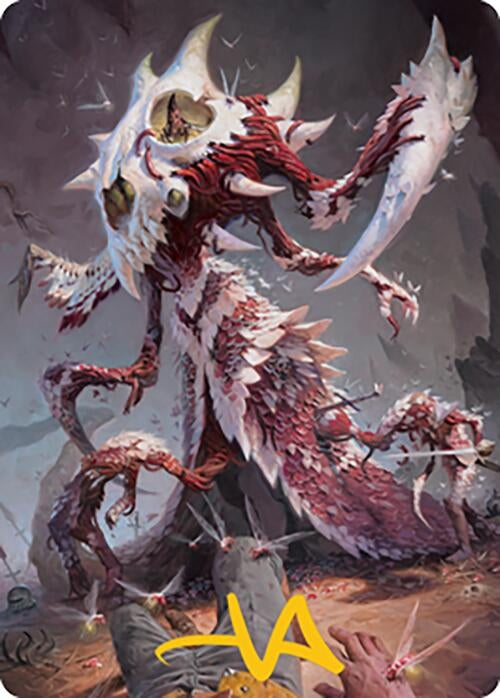 Grist, the Hunger Tide Art Card (56/81) (Gold-Stamped Signature) (56) (Art Series: Modern Horizons 2)