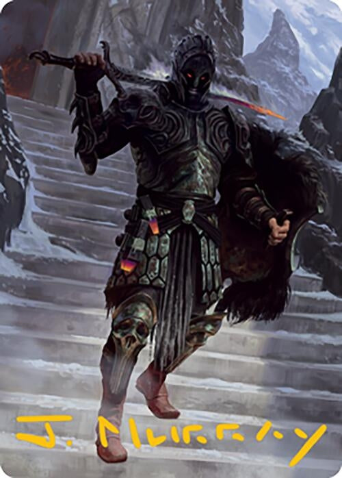 Dakkon, Shadow Slayer Art Card (49/81) (Gold-Stamped Signature) (49) (Art Series: Modern Horizons 2)