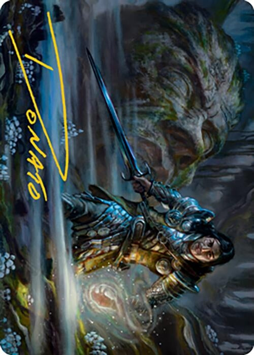 Carth the Lion Art Card (Gold-Stamped Signature) (47) (Art Series: Modern Horizons 2)