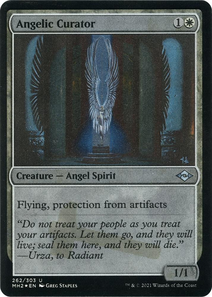 Angelic Curator (Foil Etched) (262) (Modern Horizons 2)