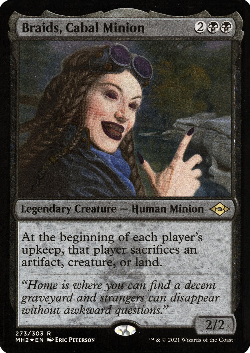 Braids, Cabal Minion (Foil Etched) (273) (Modern Horizons 2)