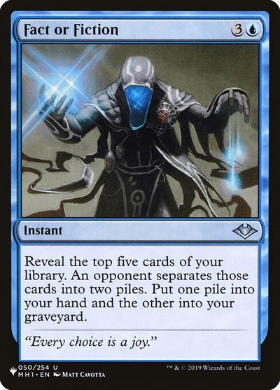 Fact or Fiction (MH1) (050/254) (The List Reprints)
