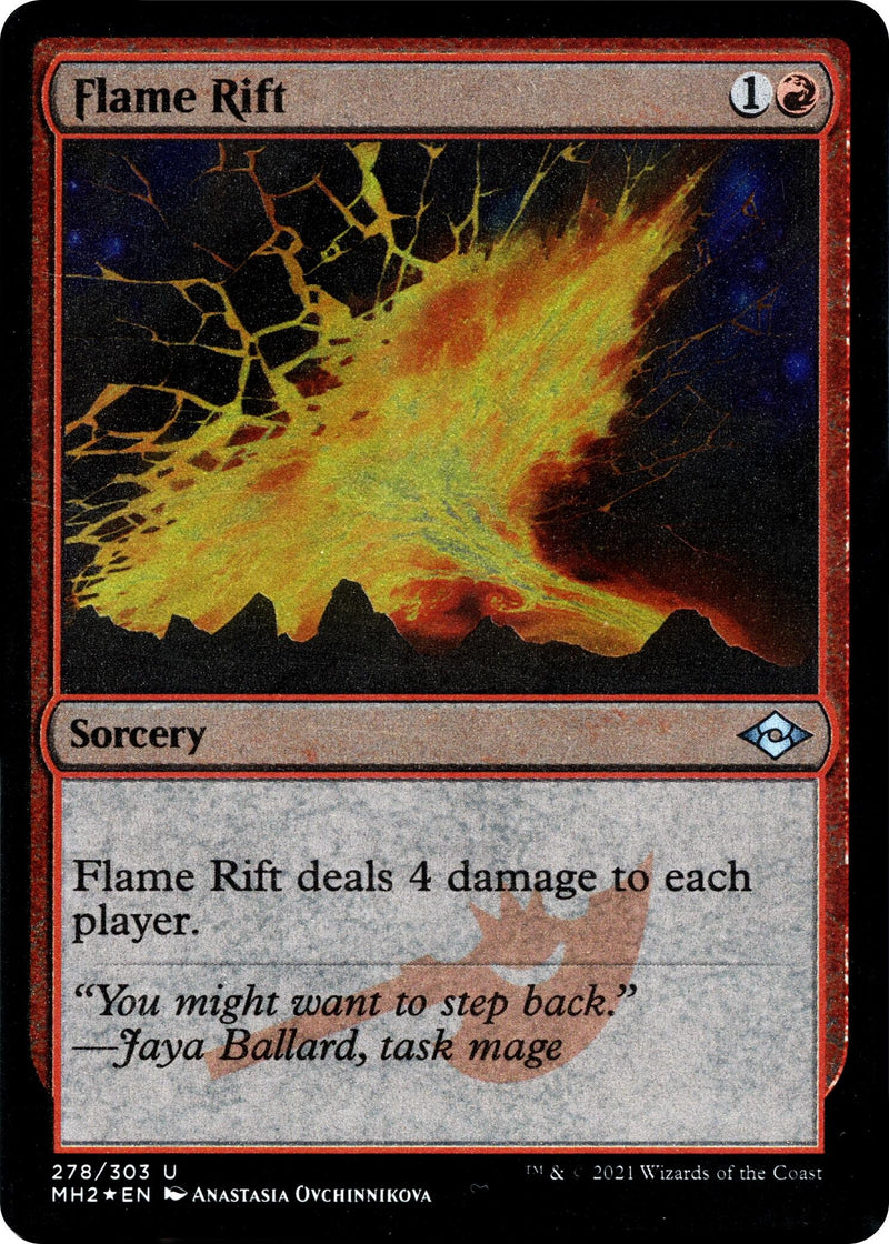 Flame Rift (Foil Etched) (278) (Modern Horizons 2)