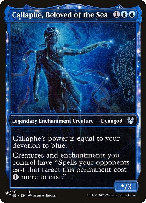 Callaphe, Beloved of the Sea (Showcase) (260/254) (The List Reprints)