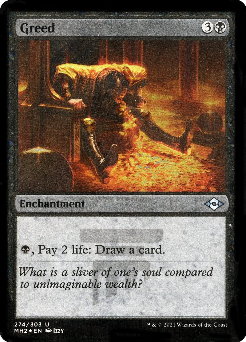 Greed (Foil Etched) (274) (Modern Horizons 2)