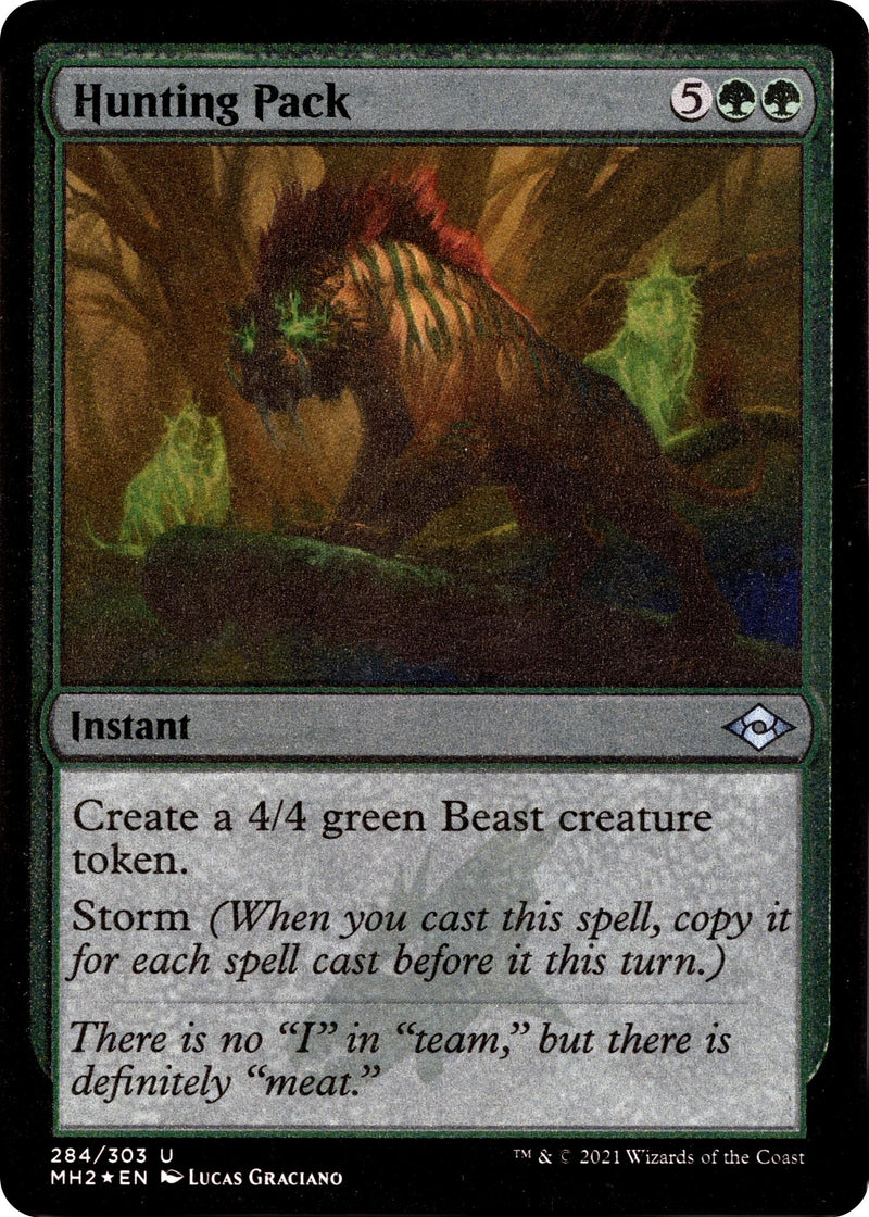 Hunting Pack (Foil Etched) (284) (Modern Horizons 2)