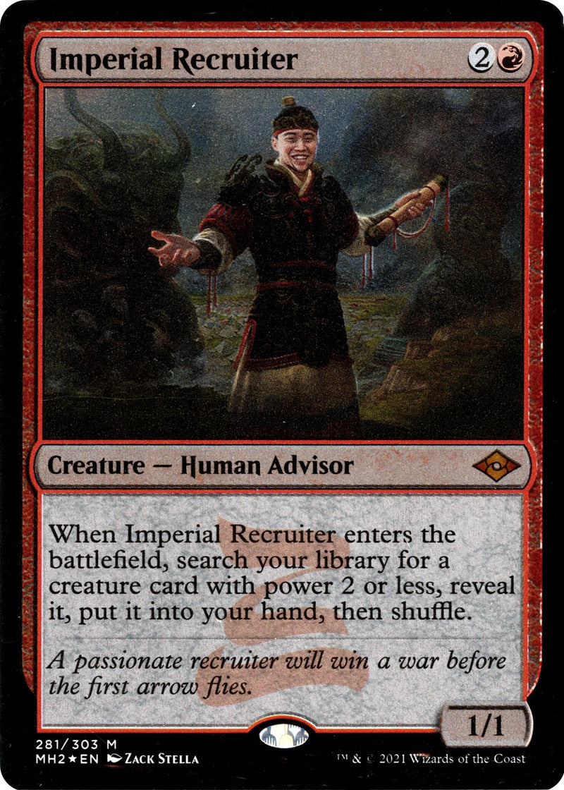 Imperial Recruiter (Foil Etched) (281) (Modern Horizons 2)