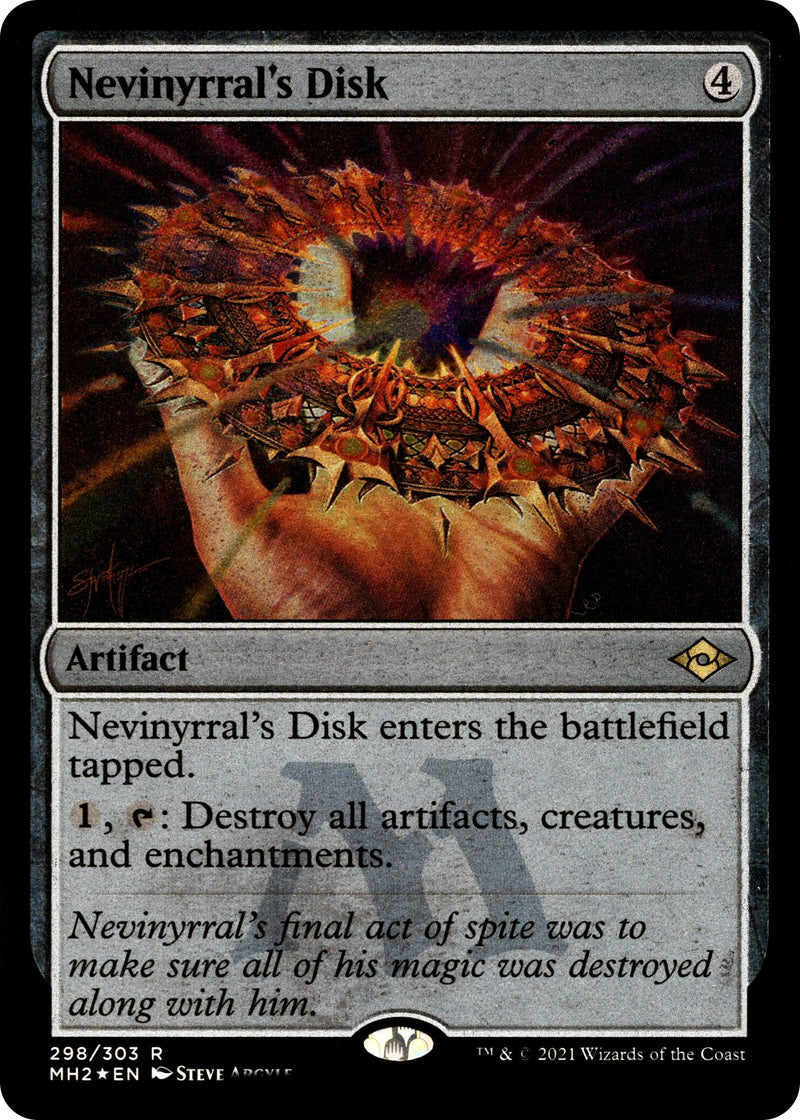 Nevinyrral's Disk (Foil Etched) (298) (Modern Horizons 2)