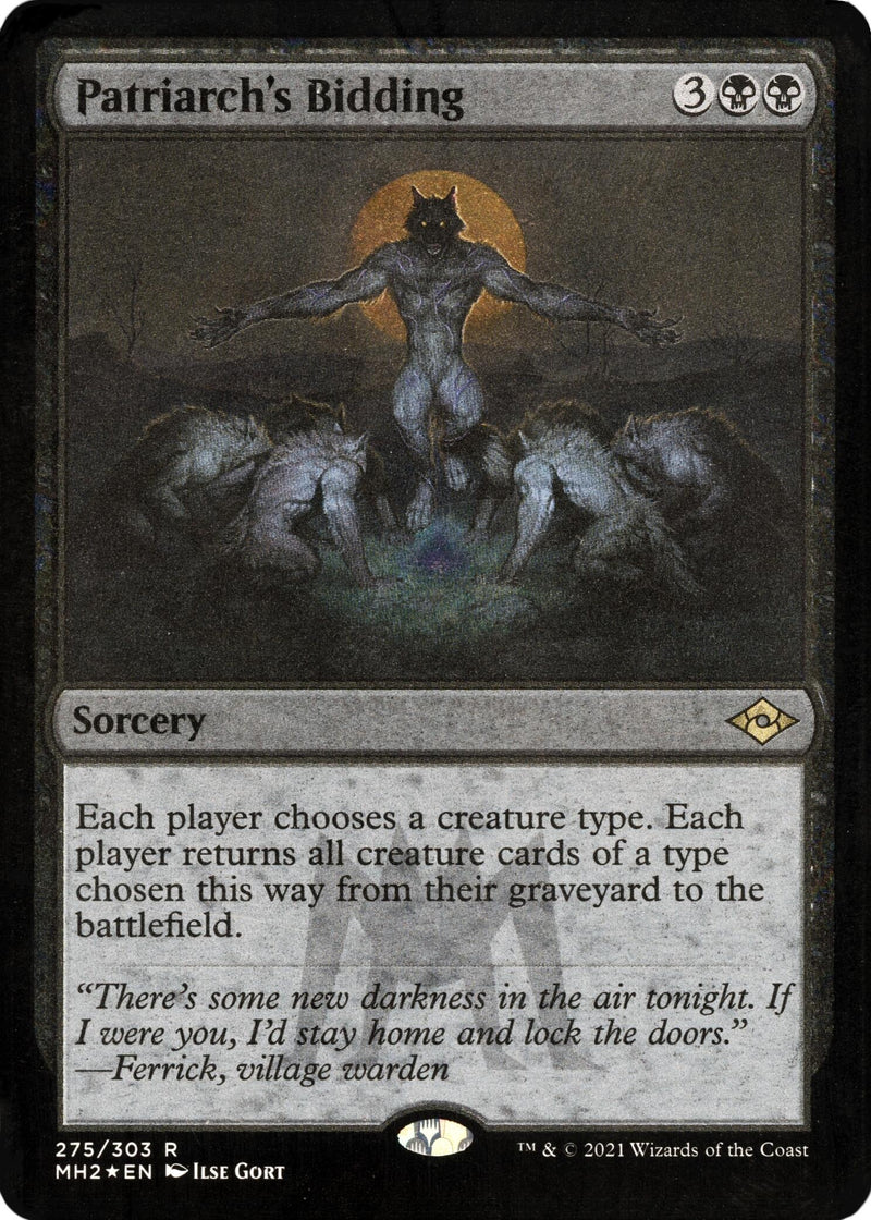 Patriarch's Bidding (Foil Etched) (275) (Modern Horizons 2)