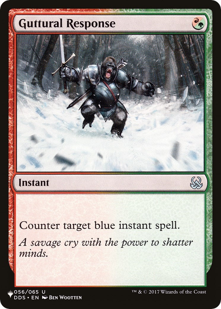 Guttural Response (056/065) (The List Reprints)