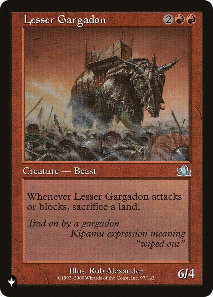 Image for Lesser Gargadon (97/143) (The List Reprints) - Magic: The Gathering